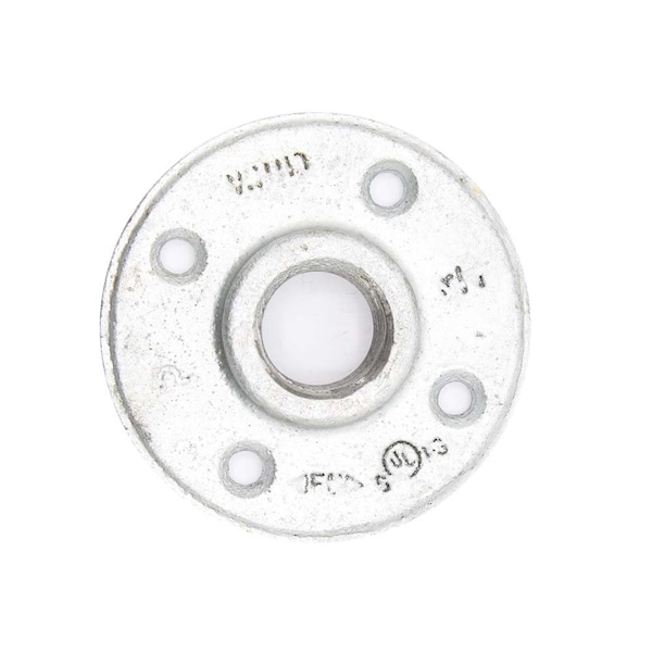 1-1/4 Inch Galvanized Steel Floor Flange